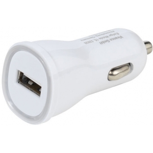 Vivanco зарядка в авто USB 2.1A, белый (36257)