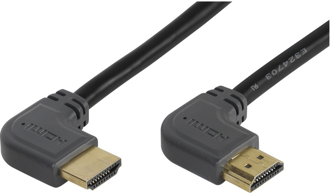 Кабель Vivanco HDMI-HDMI 1,5м угол (47106)