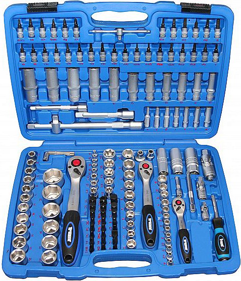 171-OS. TÖÖRIISTAKOMPL. PAD 1 / 4"+3 / 8"+1 / 2" +TORX. KUUSKANT TRIUMF
