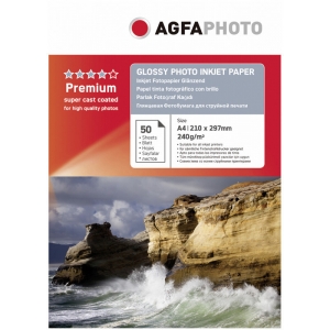 Agfaphoto фотобумага A4 Premium Glossy 240г 50 страниц (AP24050A4N)