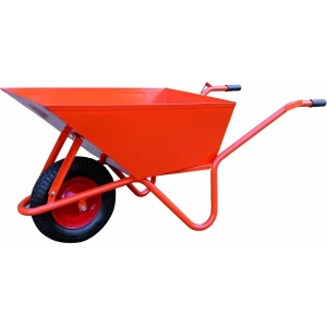 1-RATTAGA BETOONIKÄRU / AIAKÄRU TÖÖSTUSLIK. 100L KANDEVÕIMEGA 200KG 150X62X61CM