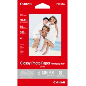 Canon fotopaber GP-501 10x15 Glossy 200g 50 lehte