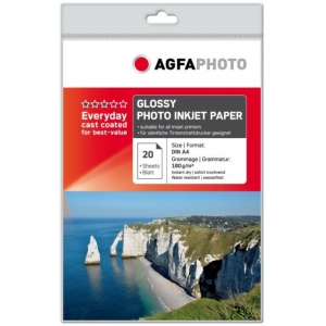 Agfaphoto fotopaber A4 Everyday Glossy 180g 20 lehte