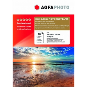 Agfaphoto фотобумага A4 Professional High Glossy 260 г 20 листов