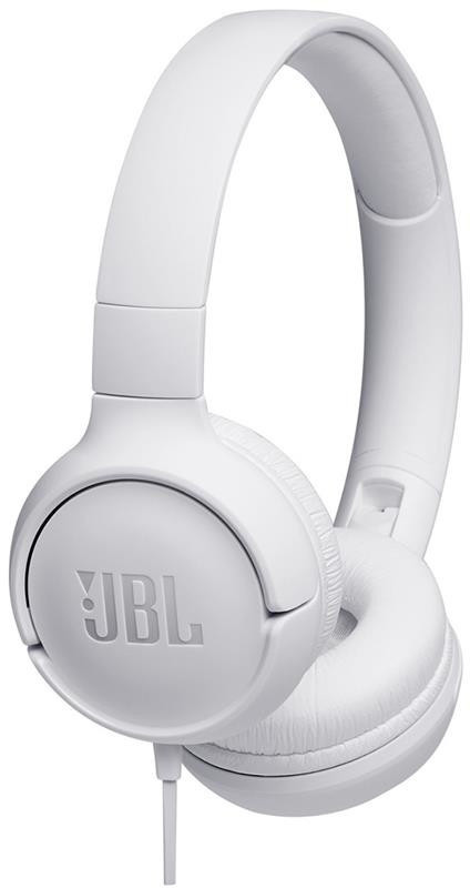 JBL kõrvaklapid + mikrofon Tune 500, valge