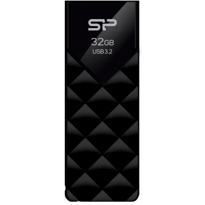 Silicon Power mälupulk 32GB Blaze B03 USB 3.0, must