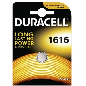 Duracell батарейка CR1616/DL1616 3V/1B