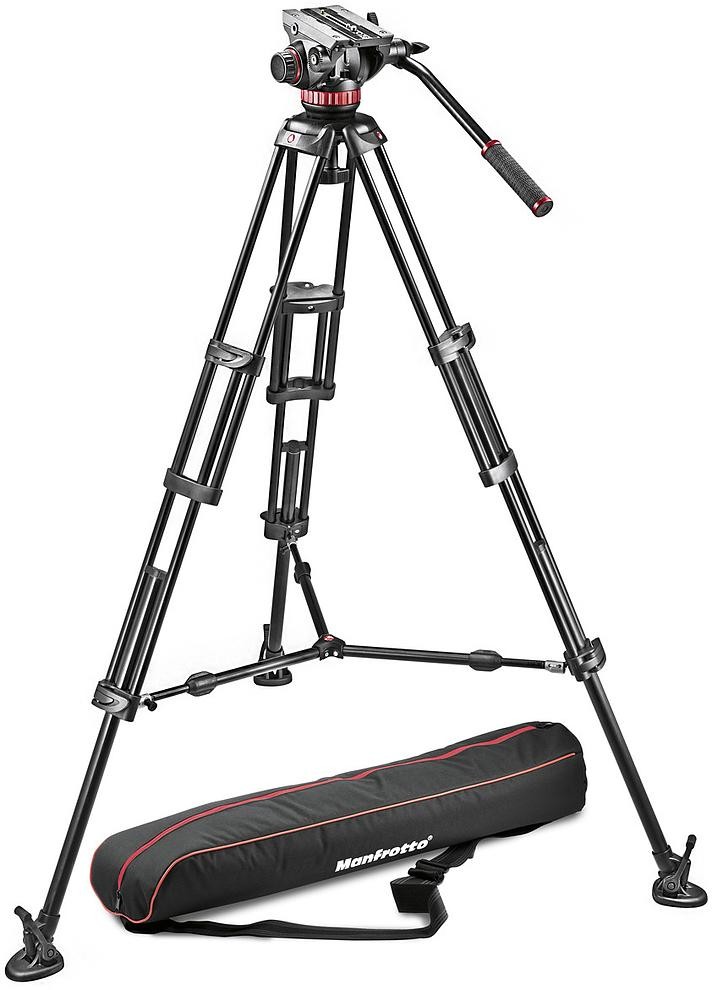 Manfrotto видеоштатив 546BK-1 + MVH502A Pro Video