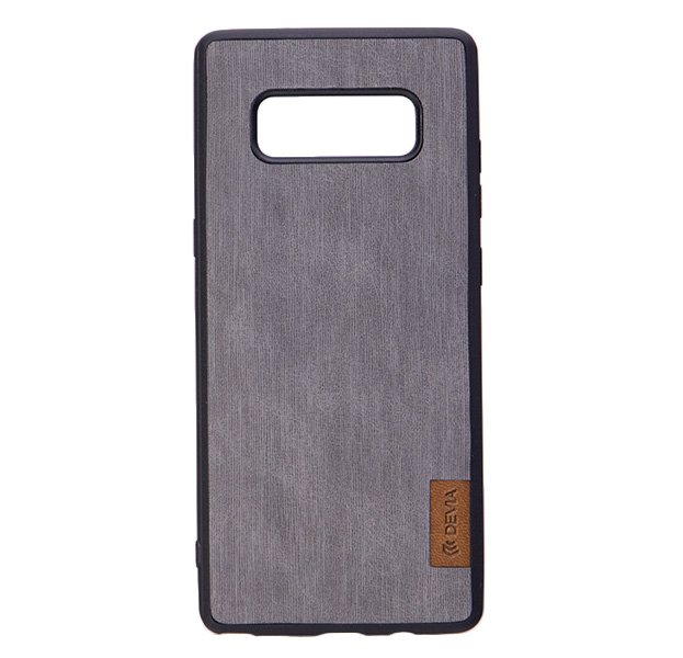 Devia Flax Silicone Back Case For Samsung N950 Galaxy Note 8 Gray