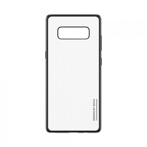 Devia Glitter Soft Silicone Back Case For Samsung N950 Galaxy Note 8 Transparent - Black