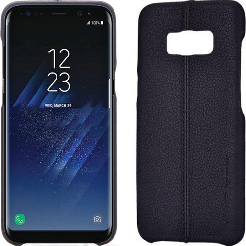 Usams Joe Series Ultra Thin Leather Back Case For Samsung Note 8 Black