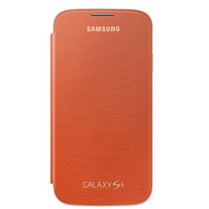 Samsung Flip EF-FI950BOEGWW Original Book case for Samsung Galaxy I9500 S4 Orange