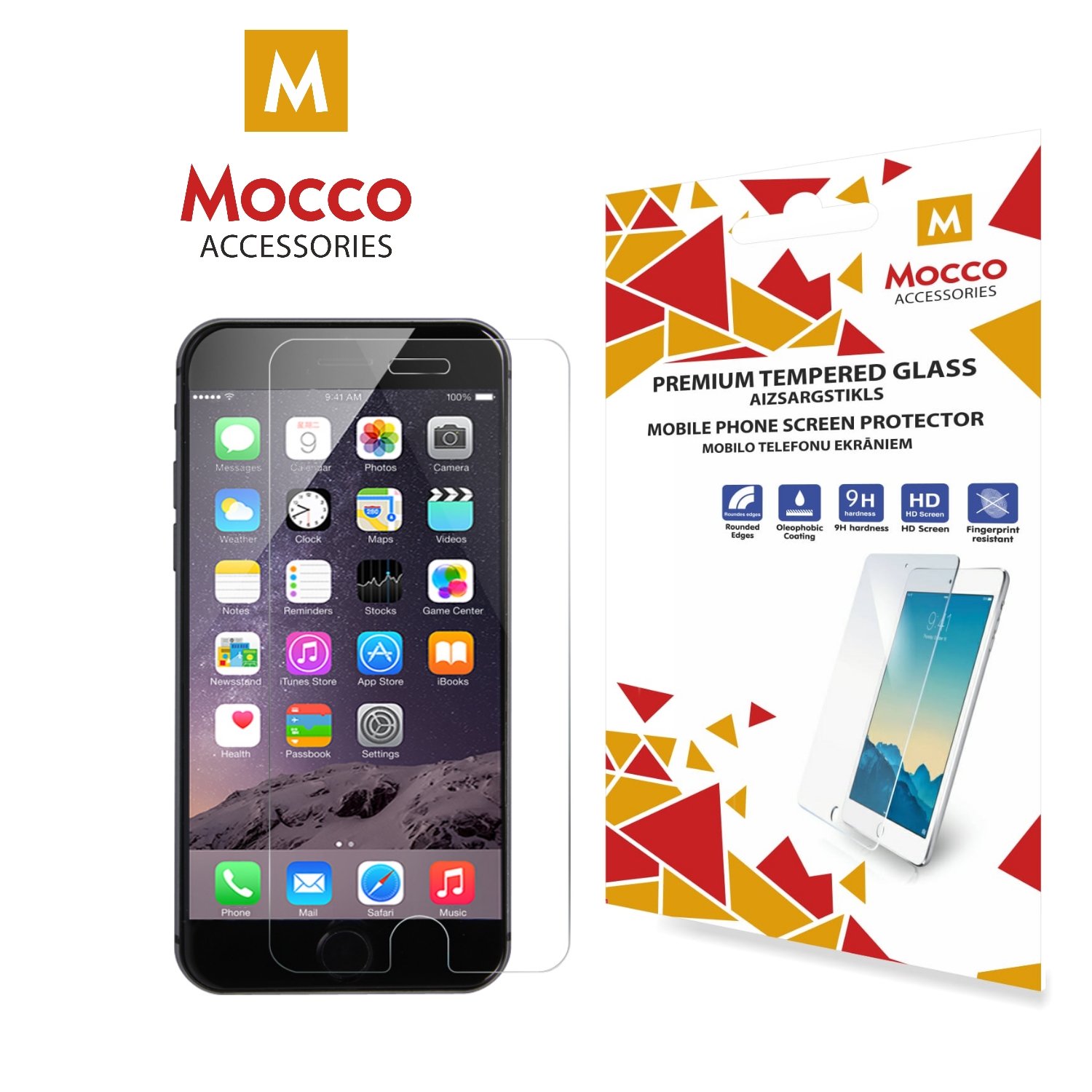 Mocco Tempered Glass Защитное стекло для экрана Apple iPhone 7 / iPhone 8