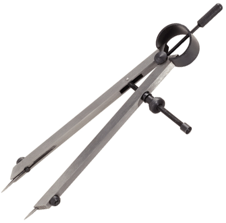 MÕÕTESIRKEL REG. KRUVIGA R=240MM KS TOOLS