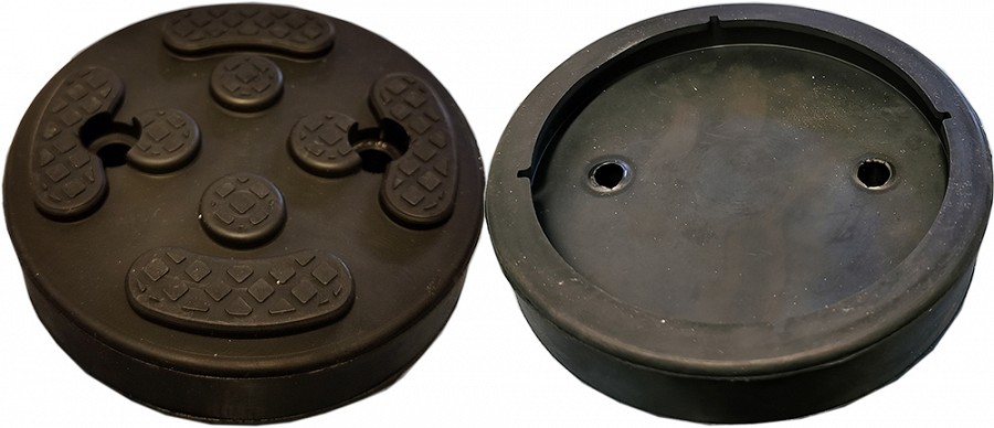 KUMMIPADI AUTOTÕSTUKILE ÜMMARGUNE 120 / 105MM. PAKSUS 30MM (TWINBUSCH)