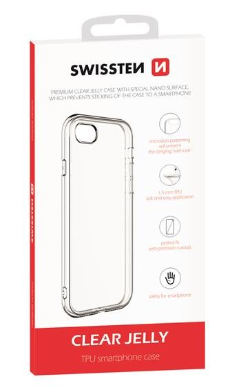 Swissten Clear Jelly Back Case 1.5 mm Силиконовый чехол для Apple iPhone 6 / 6S Прозрачный