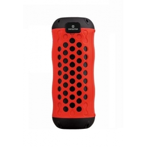 Swissten X-Boom Outdoor IPX5 Carabiner / Silikon Speaker Bluetooth / 10W / 360 Surround / Micro SD / Red