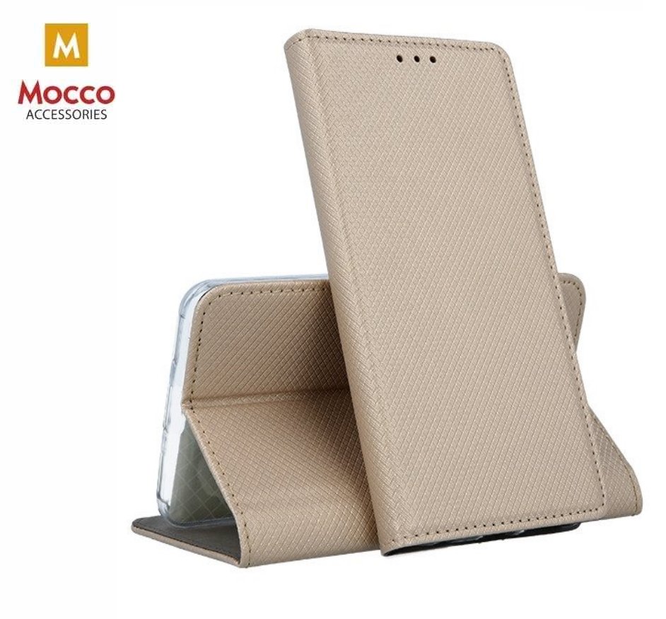 Mocco Smart Magnet Book Case For Samsung A805 / A905 Galaxy A80 / A90 Gold