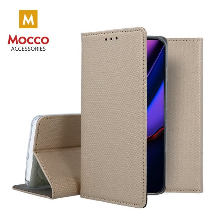 Mocco Smart Magnet Book Case For Apple iPhone 11 Pro Gold