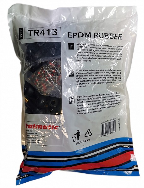 TL-VENTIILID V2-03-1  /  TR413 OSADENA. 100TK (TÜV) NÕEL+KORK+VENTIIL