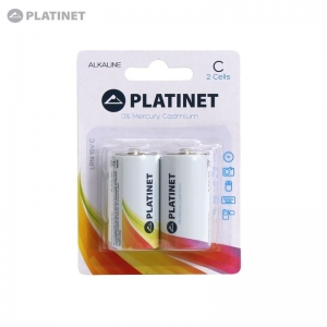 Platinet C 2 LR14 1.5V Alkaline Батарейки (2шт.) (EU Blister)
