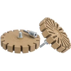 SEGMENT-KUMMIKÄI VELJELT LIIMIJÄÄKIDE EEMALDAMISEKS (3500 RPM) 6MM ADAPTERIGA