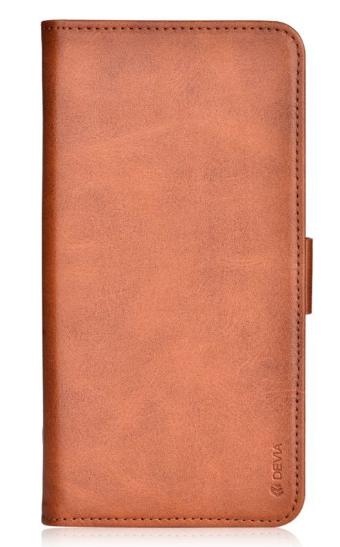 Devia Magic 2 in 1 High Quality Leather Book Case For Apple iPhone X / XS Brown