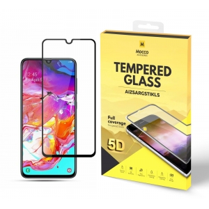 Mocco Full Glue 5D Signature Edition Tempered Glass Full Coverage with Frame Samsung A105 Galaxy A10 Black