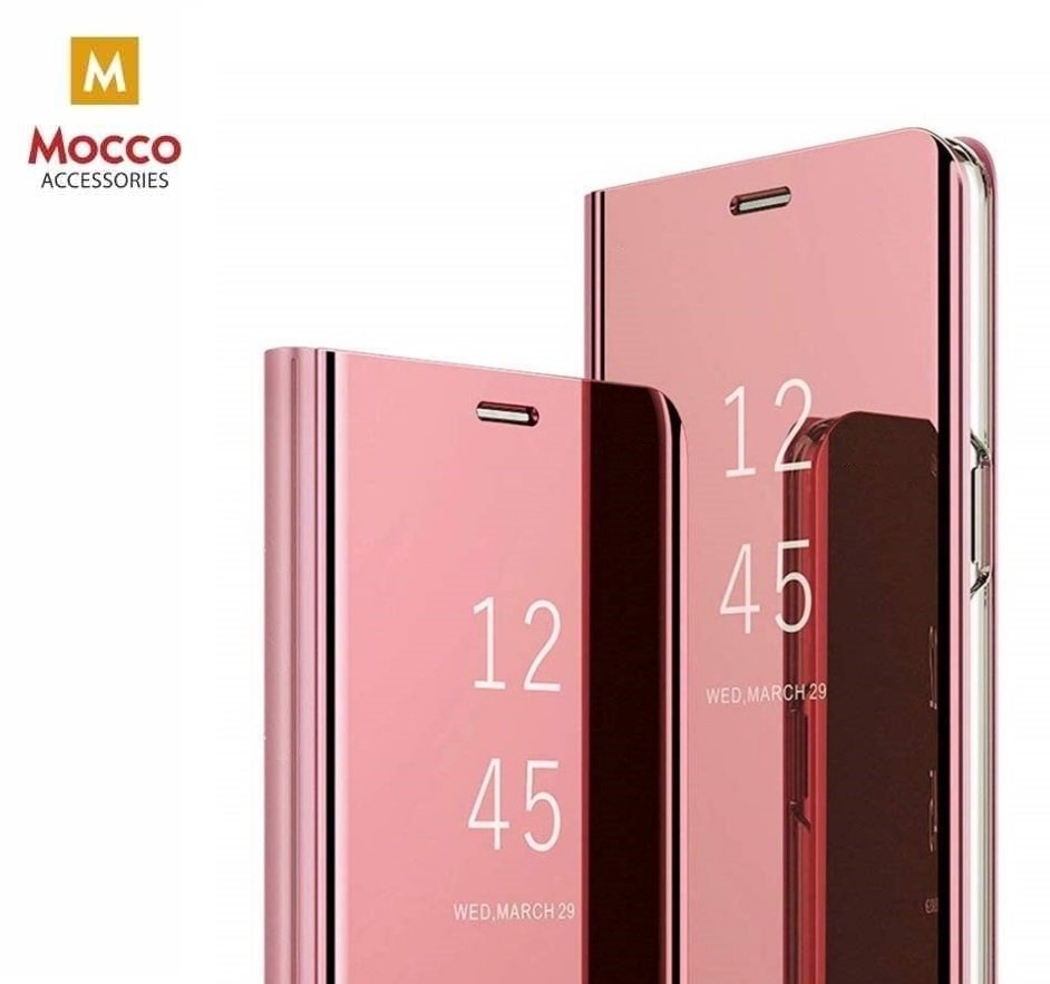 Mocco Clear View Cover Case Чехол Книжка для телефона Xiaomi Redmi 8A Розовый