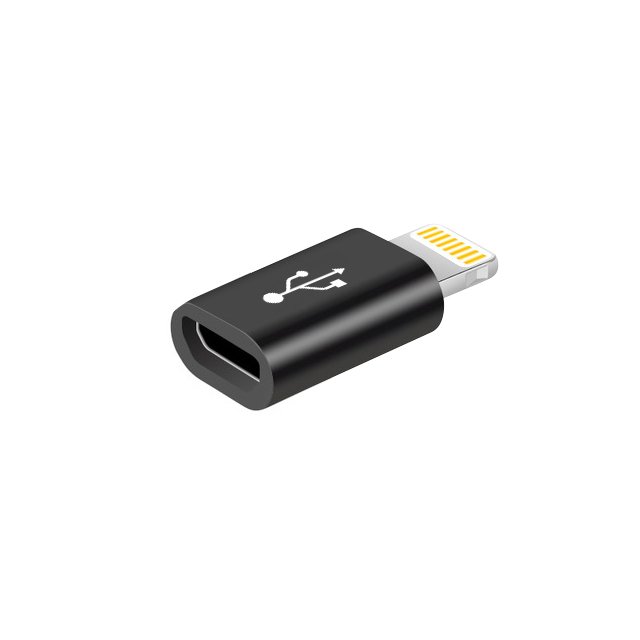 Mocco Adapter Micro USB to Lightning MD820ZM Connection Analogue Black