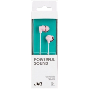 JVC HA-FX10-LP-E PowerFul Sound Headphones Light Pink