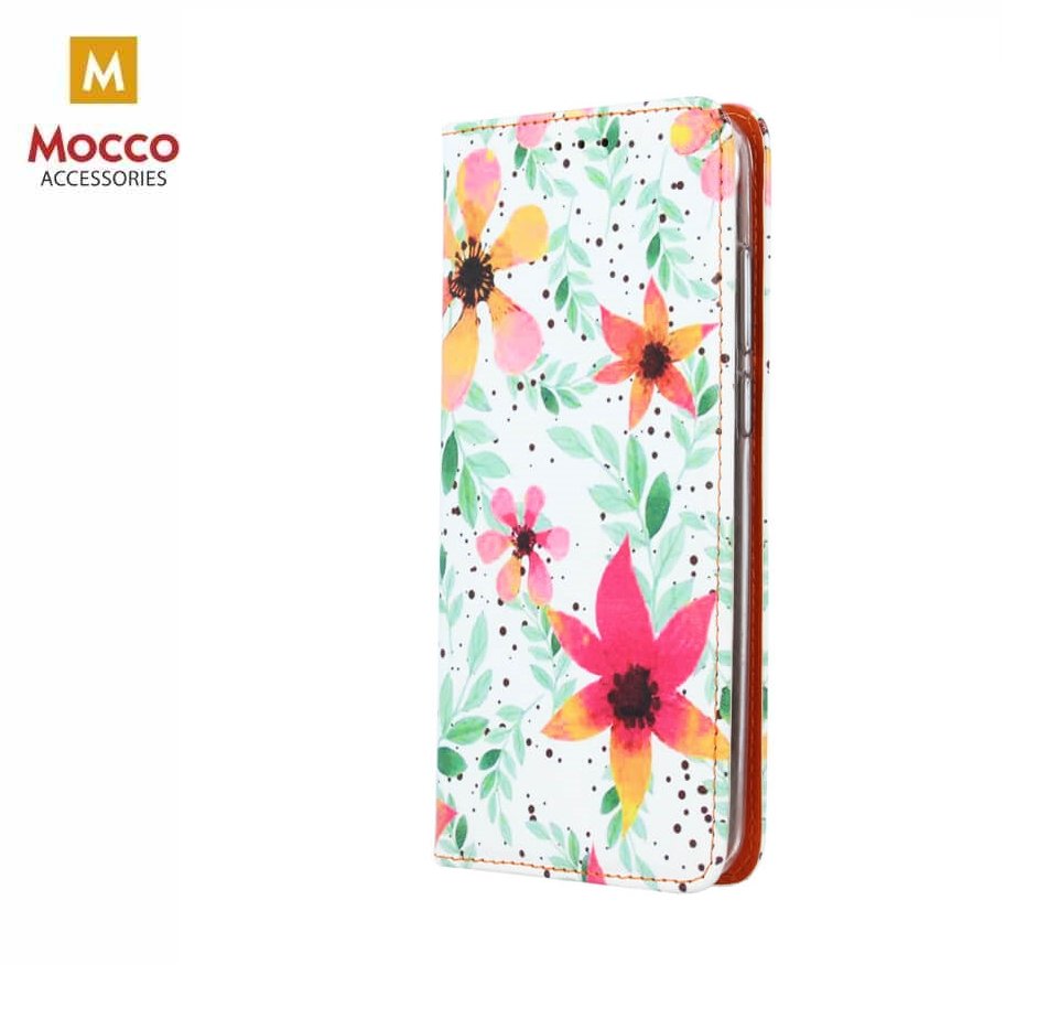 Mocco Smart Trendy Book Case For Xiaomi Redmi Note 5 Pro Flowers