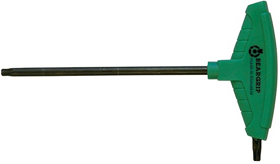 T-TORX T15+T15. 150MM PIKK. ROHELINE 1K KÄEPIDE BEARGRIP