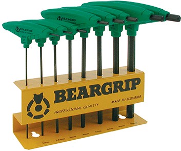 9-OS. T-TORX KEERAJATE KOMPL. T9-T40. MOSIV ERITERAS. ROHELINE 1K PEA BEARGRIP