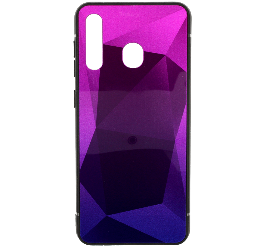 Mocco Stone Ombre Back Case Silicone Case With gradient Color For Apple iPhone 11 Pro Max Purple - Blue