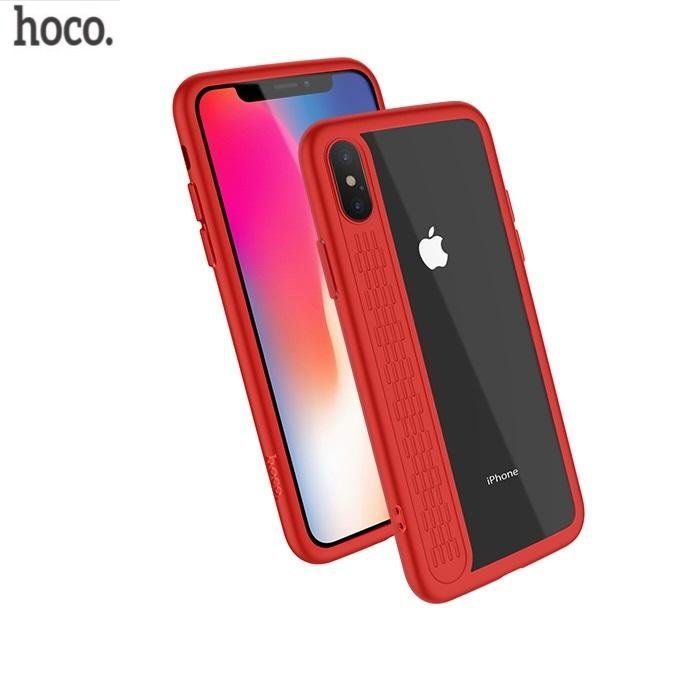 Hoco Premium Star Shadow Back Case Silicone Case for Apple iPhone X / XS Red