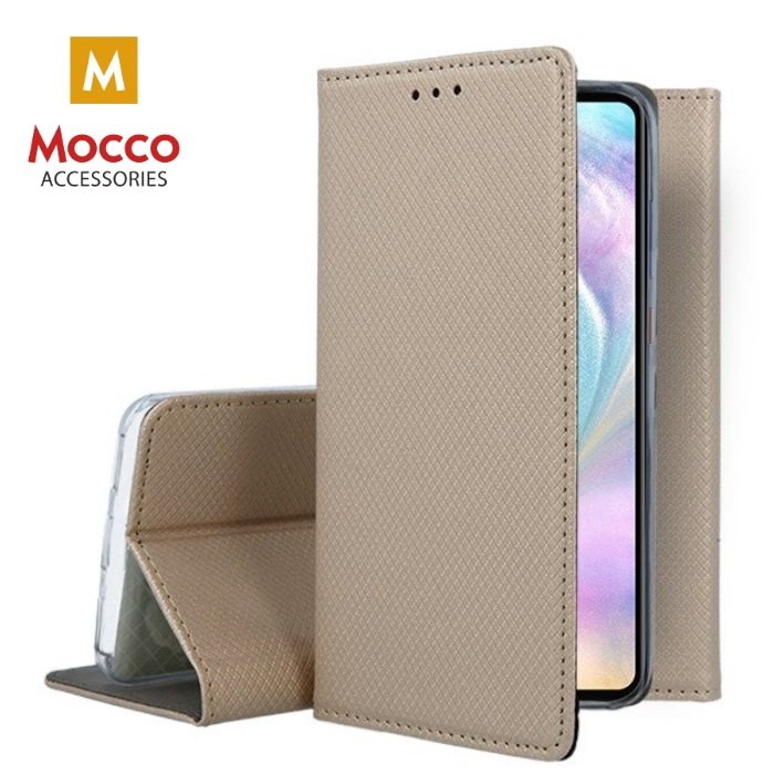 Mocco Smart Magnet Book Case For Samsung A307 Galaxy A30s Gold