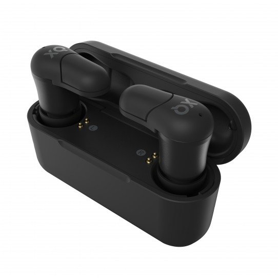 XQISIT Airpods Bluetooth 4.2 Стерео Гарнитура с Микрофоном (MMEF2ZM/A) Черная