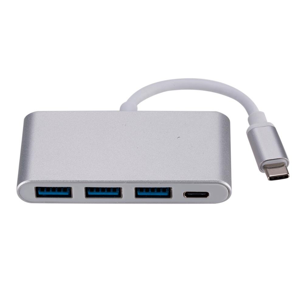 Roger AD15641 USB-C Hub - Splitter 3 x USB 3.0 / USB-C Silver