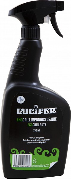 GRILLPUHASTUSE AINE "BIO EKOGRILLPUTS" 750ML (MADE IN FINLAND) LUCIFER