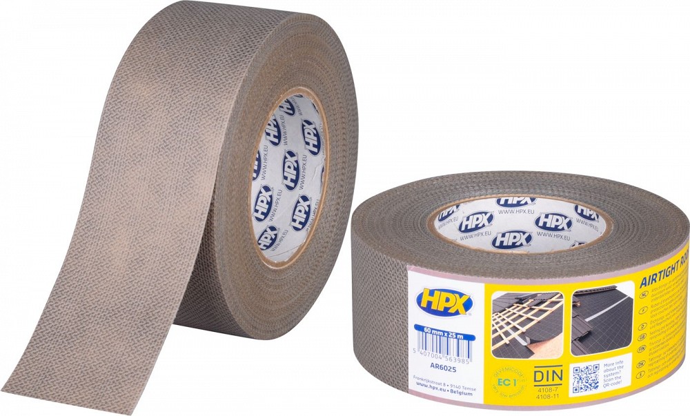 AURUTÕKKE- JA TUULETÕKKETEIP 8800 KATUSE ALUSKATTELE 60MMX25M NATURAALPRUUN HPX