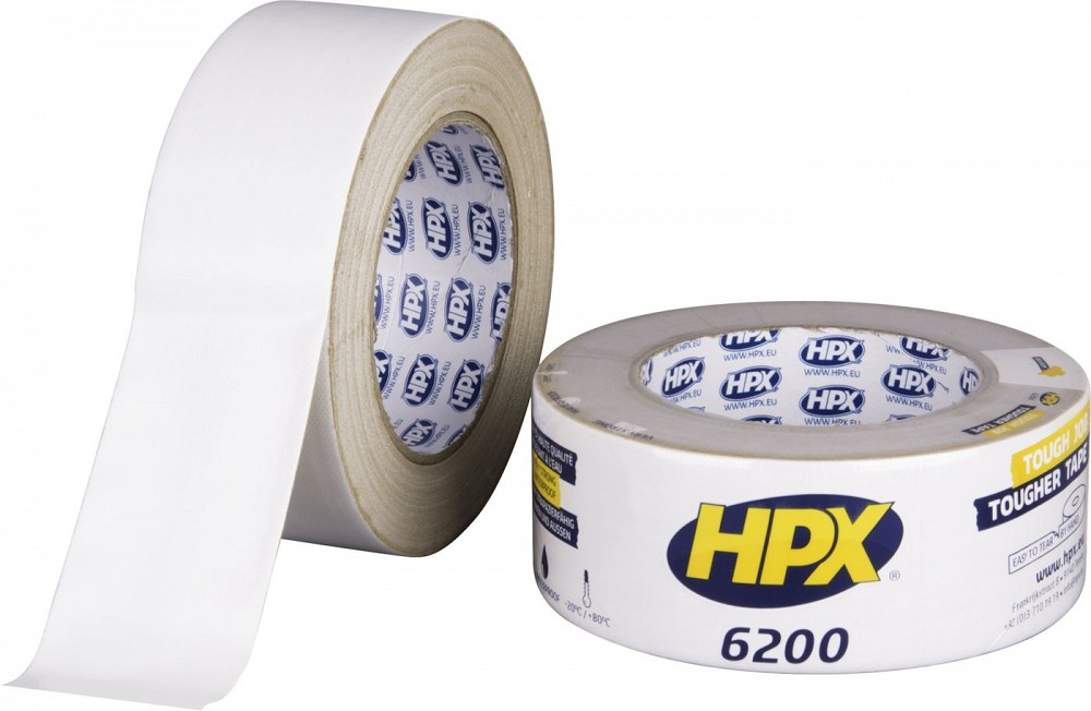 TEIP NIISKUSKINDEL 6200 48MM / 25M VALGE SUPER HPX