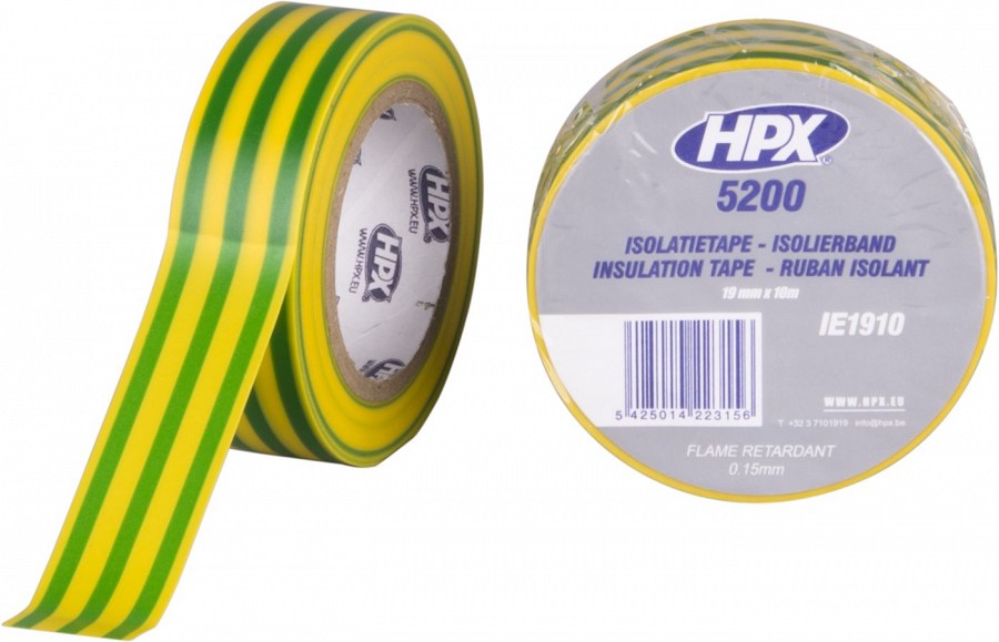 PVC ELEKTRIKU TEIP 19MM / 10M KOLL / ROH TRIIBULINE ISOLEER HPX