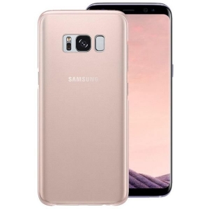 Samsung EF-QG955CPEGWW Original Clear Cover for Samsung G955 Galaxy S8 Plus Clear/Pink (EU Blister)