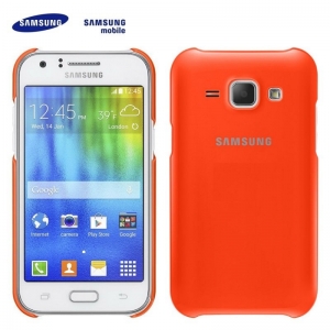 Samsung EF-PJ100BOE Оригинальный чехол для Samsung J100H Galaxy J1 Оранжевый (EU Blister)