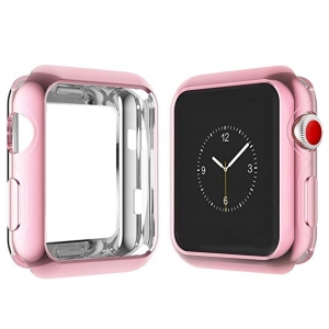 Dux Ducis Premium Silicone Case For Apple Watch 4 44 mm Pink + Gift