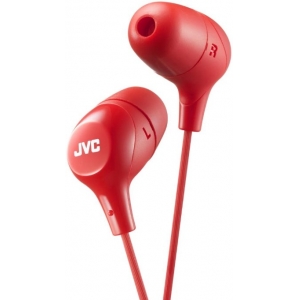 JVC HA-FX38-R-E Marshmallow Headphones Red