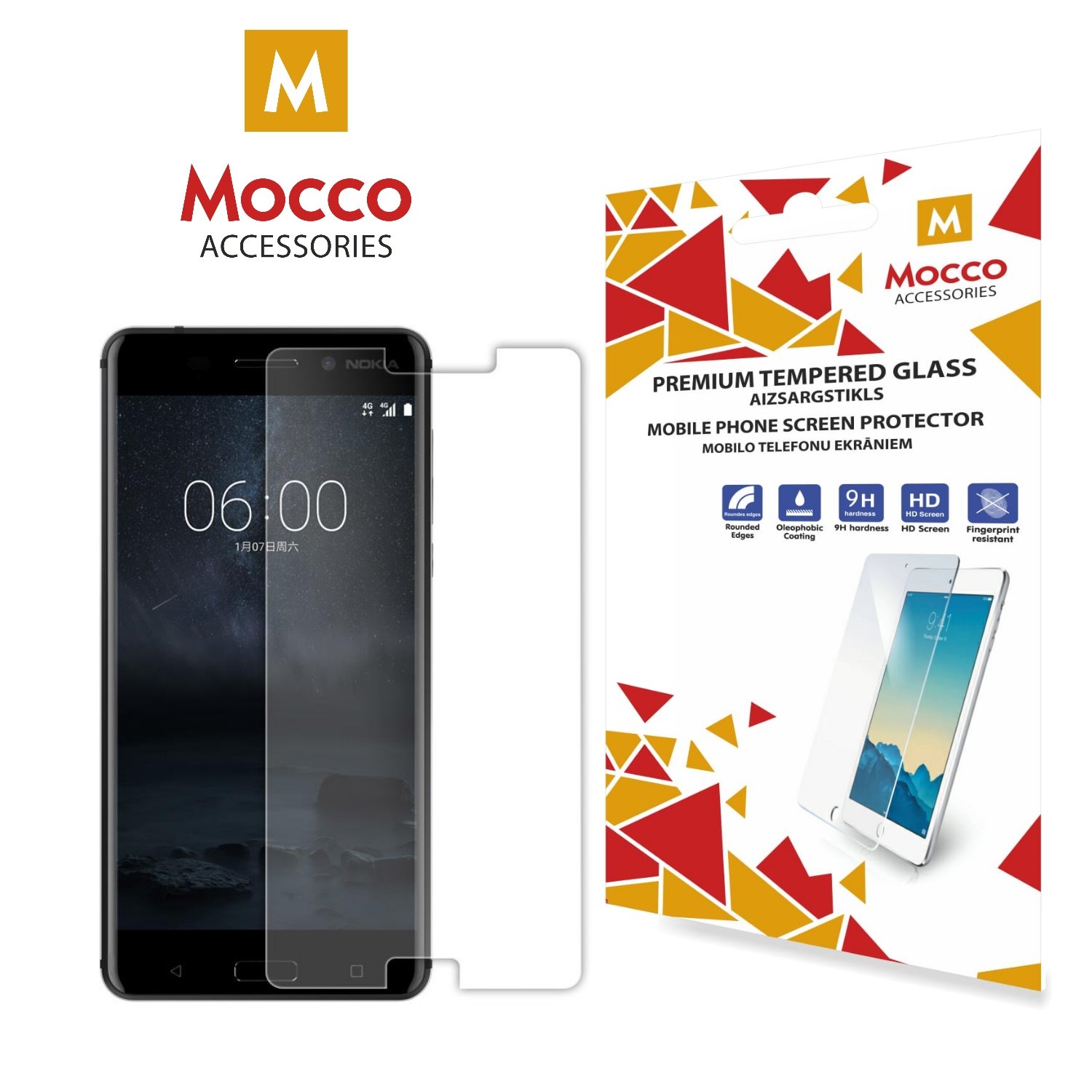 Mocco Tempered Glass Защитное стекло для экрана Nokia 3