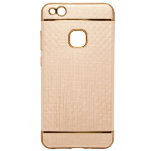 Mocco Exclusive Crown Back Case Silicone Case With Golden Elements for Samsung J330 Galaxy J3 (2017) Gold