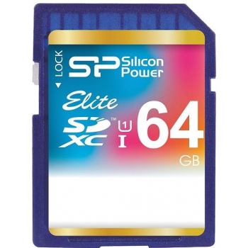 Silicon Power mälukaart SDXC 64GB Elite